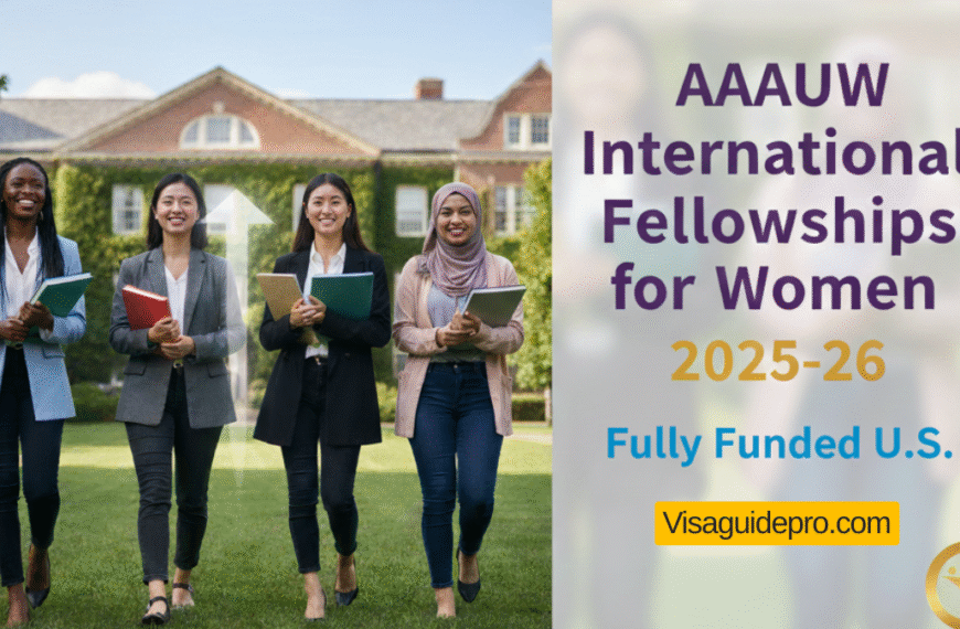 AAUW International Fellowships 2025-26 for Women Fully Funded U.S. Graduate & Postgraduate Support