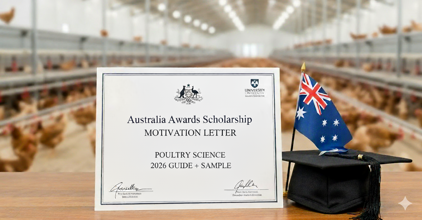 Motivation Letter for Australia Awards Scholarship – Poultry Science Focus (2026 Guide + Sample)