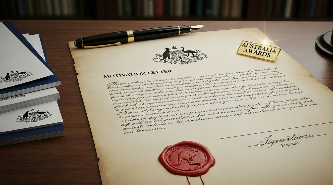 Sample Motivation Letter for Australia Awards Scholarship 2026 – Direct Government or Ministry Nomination