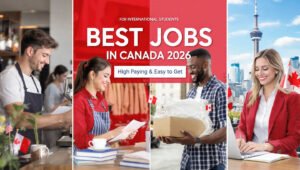 Best Jobs for International Students in Canada 2026– High Paying & Easy to Get