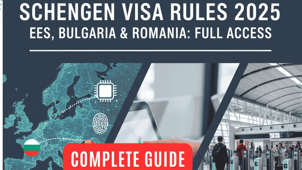 Schengen Visa Rules 2025: Complete Guide to EES, Bulgaria & Romania Full Access, VIS Biometrics & Border Changes